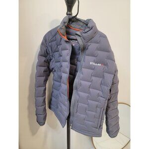 Stellar EQ Equipment Stretch Down Men’s L Gray Puffer Jacket Ski